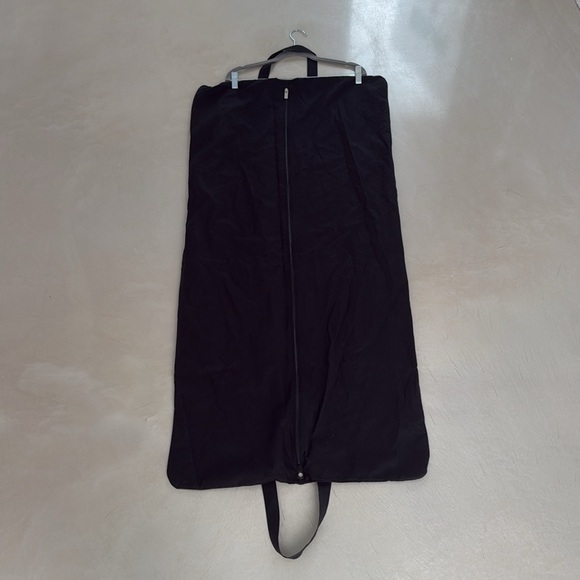 Yves Saint Laurent Long Garment Bag, Full Zip, Two Handles, Black w/ White Logo - Picture 4 of 4